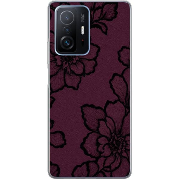Kompatibelt Mobilskal till Xiaomi 11T Blackberry Bloom lila