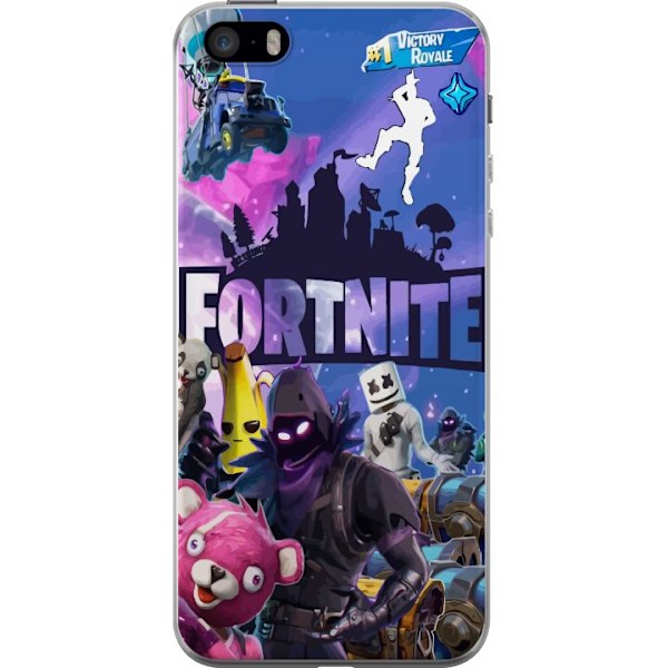 Apple iPhone SE (2016) Läpinäkyvä kuori Fortnite