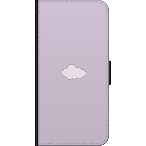 Kompatibel Tegnebogsetui til Samsung Galaxy A03s Lilla Sky - minimalistisk sky på lilla baggrund