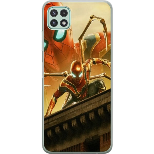 Samsung Galaxy A22 5G Gennemsigtig cover Spiderman