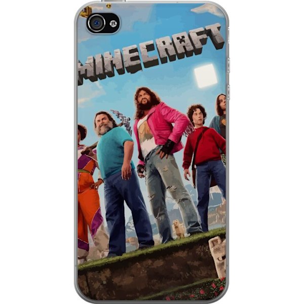 Apple iPhone 4 Läpinäkyvä kuori A Minecraft Movie