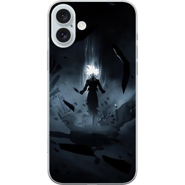 Kompatibel Mobilcover til Apple iPhone 16 Plus Skyggekriger sort