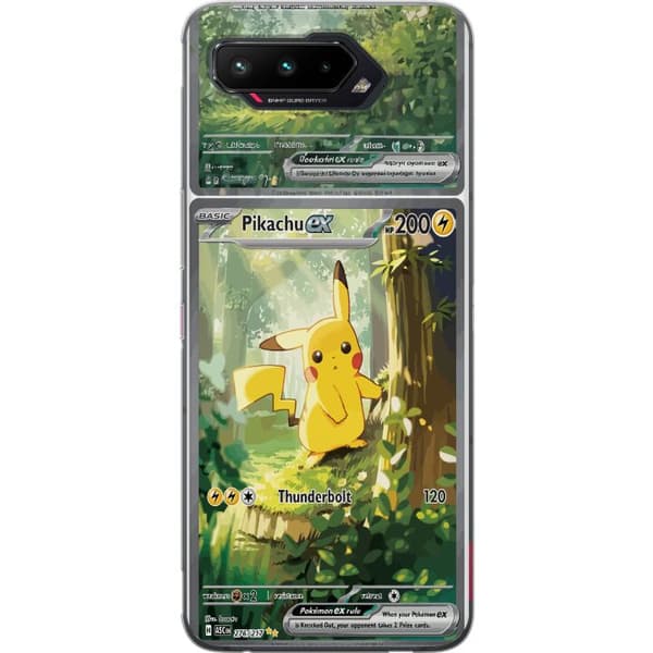 Kompatibelt Mobildeksel til Asus ROG Phone 5 Pikachu grønn