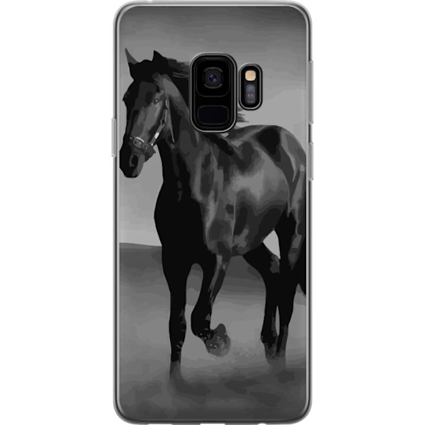 Samsung Galaxy S9 Genomskinligt Skal Dark Horse