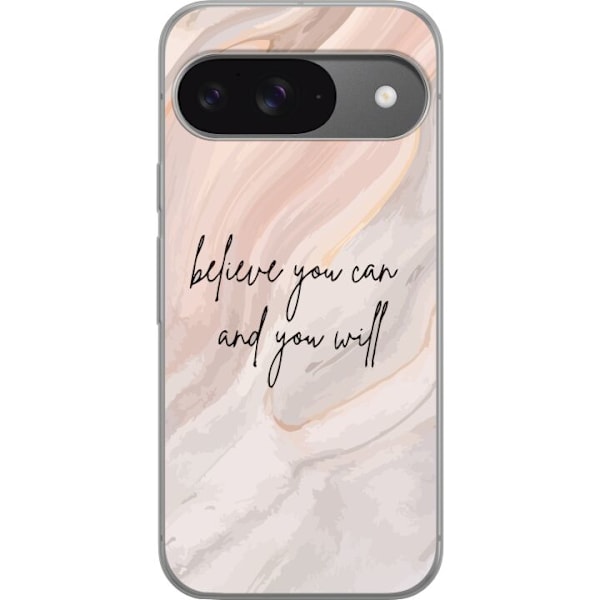 Google Pixel 9 Gennemsigtig cover Tekst