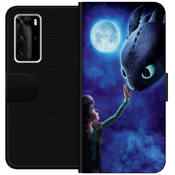Huawei P40 Pro Tegnebogsetui Dragetræneren