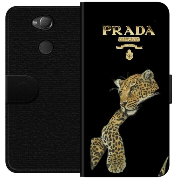 Sony Xperia XA2 Lompakkokotelo Prada Leopard