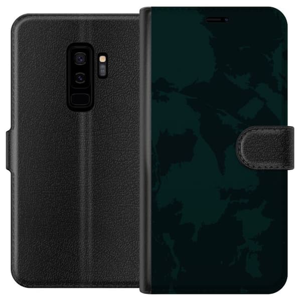Kompatibelt Lommeboketui til Samsung Galaxy S9+ Grønt