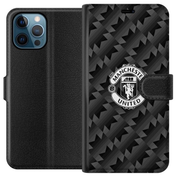 Apple iPhone 12 Pro Lompakkokotelo Manchester United FC