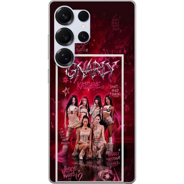 Kompatibelt Mobildeksel til Samsung Galaxy S25 Ultra KATSEYE rosa