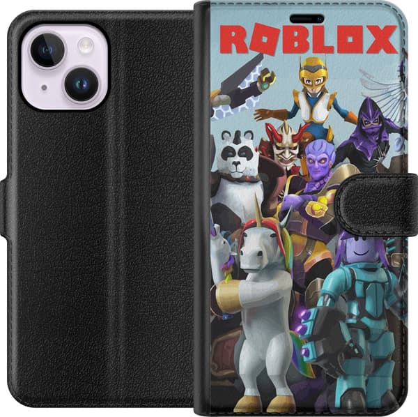 Kompatibel Tegnebogsetui til Apple iPhone 14 Plus Roblox