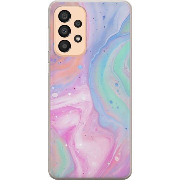 Kompatibel Mobilcover til Samsung Galaxy A33 5G Pastelmarmor