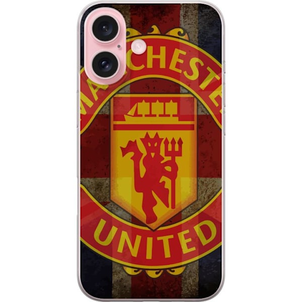 Apple iPhone 16 Läpinäkyvä kuori Manchester United FC