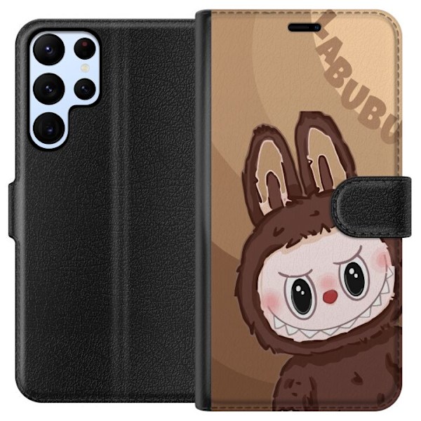 Samsung Galaxy S22 Ultra 5G Lommeboketui Labubu Sky Kosebamse
