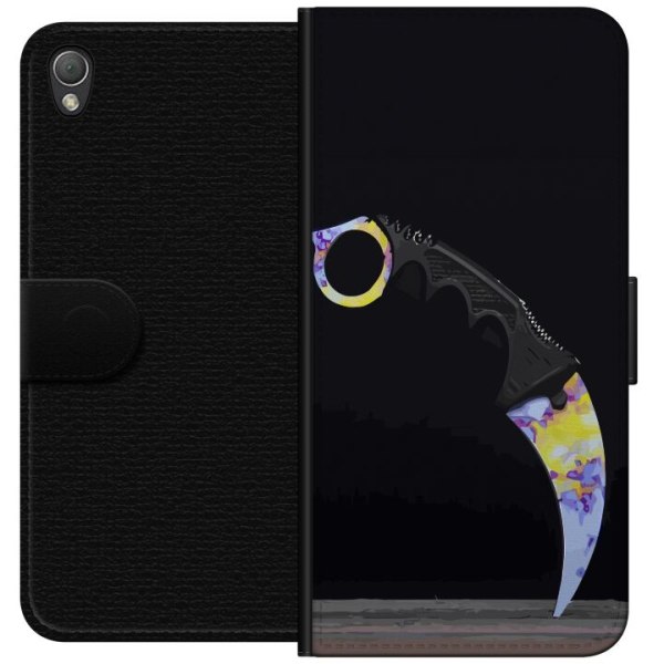 Sony Xperia Z3 Lompakkokotelo Karambit / Butterfly / M9 Bayone