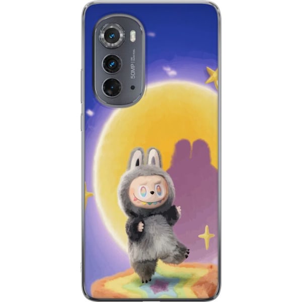 Motorola Edge (2022) Läpinäkyvä kuori Labubu Neon Pop - Neo
