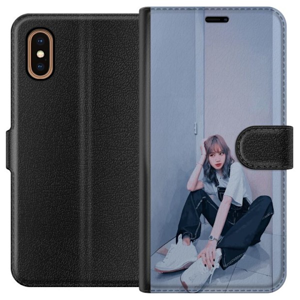Apple iPhone XS Max Lompakkokotelo Lisa from Blackpink – K-pop Style Icon