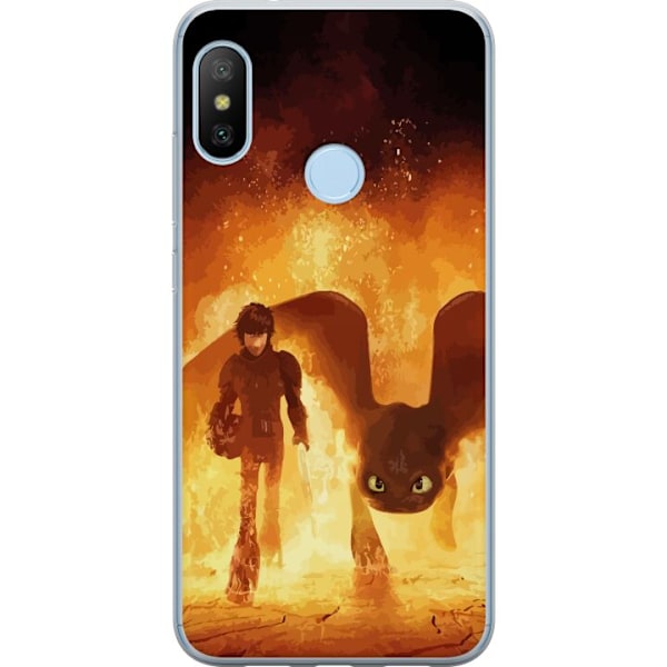 Xiaomi Mi A2 Lite Gjennomsiktig deksel Draketrener