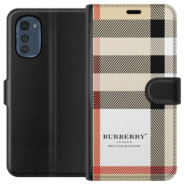 Motorola Moto E32s Tegnebogsetui Burberry