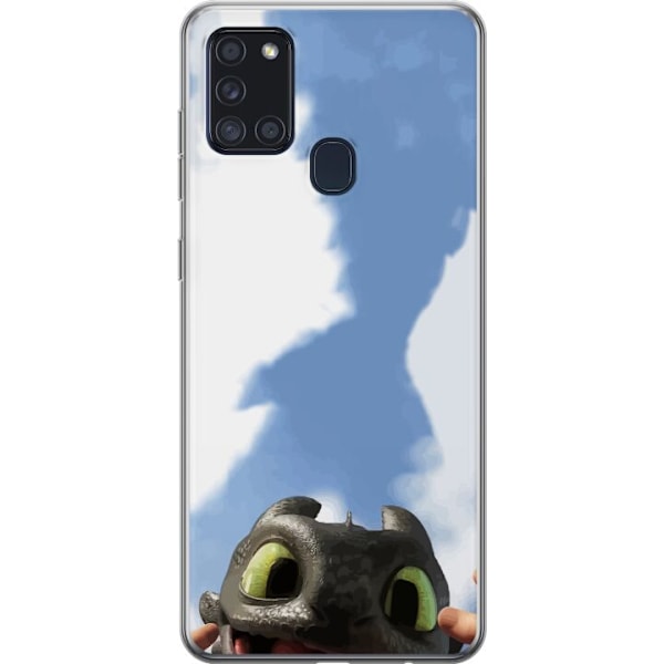 Samsung Galaxy A21s Gennemsigtig cover Drage Træner