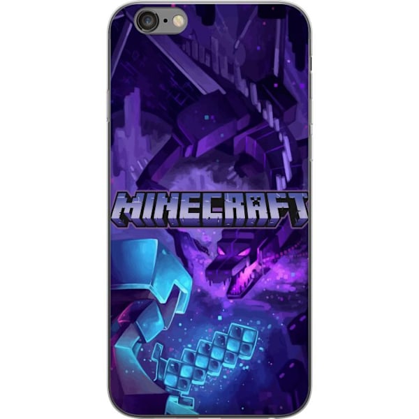 Apple iPhone 6 Plus Läpinäkyvä kuori Minecraft