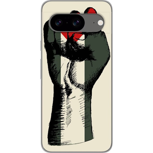Google Pixel 8 Gjennomsiktig deksel Hand knyttet i Palestinas