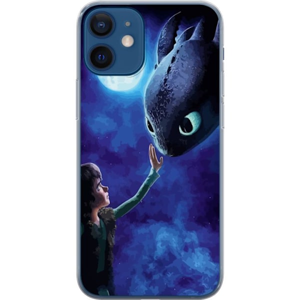 Apple iPhone 12 mini Genomskinligt Skal Draktränaren How to Train Your Dragon