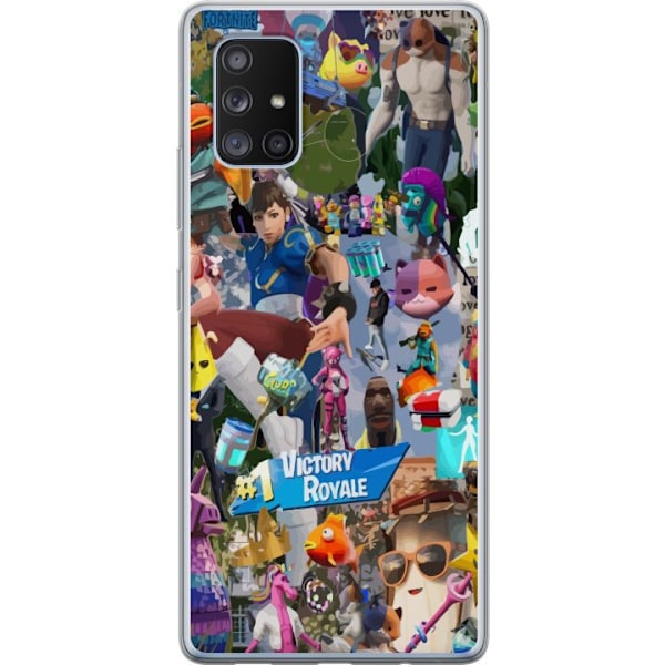 Samsung Galaxy A71 5G Gennemsigtig cover Fortnite