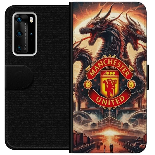 Huawei P40 Pro Lommeboketui Manchester United