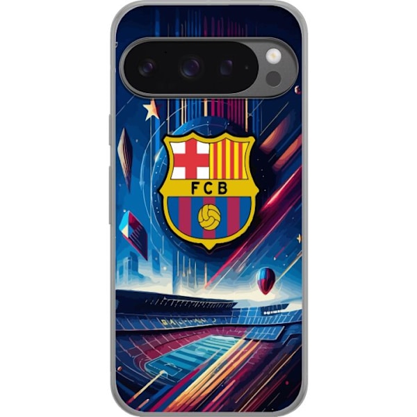 Google Pixel 9 Pro XL Genomskinligt Skal FC Barcelona