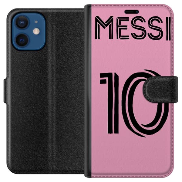 Yhteensopiva Lompakkokotelo Apple iPhone 12 Lionel Messi (Inter Miami CF)
