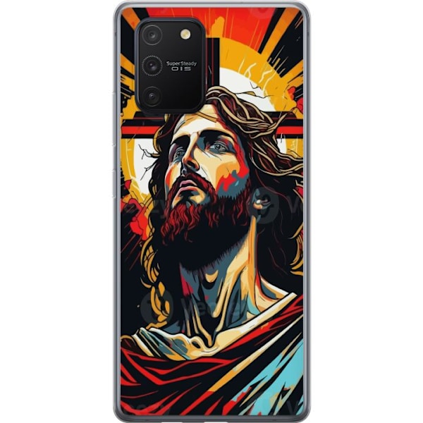 Samsung Galaxy S10 Lite Läpinäkyvä kuori Jeesus ja Kortti - uskonnollinen motiivi syvällä symboliikalla