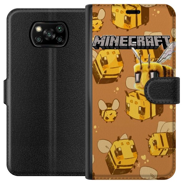 Xiaomi Poco X3 NFC Lompakkokotelo Minecraft Bi