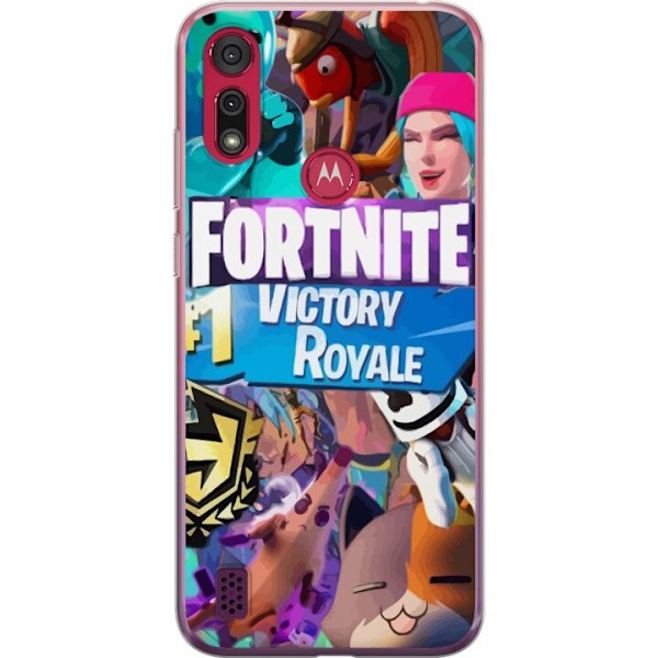 Motorola Moto E6s (2020) Gjennomsiktig deksel Fortnite