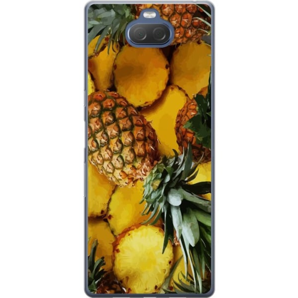 Sony Xperia 10 Plus Gjennomsiktig deksel Tropisk Frukt