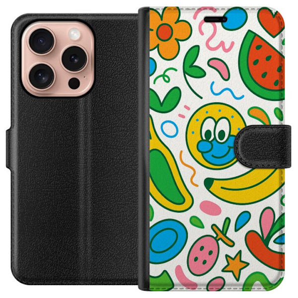 Apple iPhone 16 Pro Tegnebogsetui Sommerfugle Slør