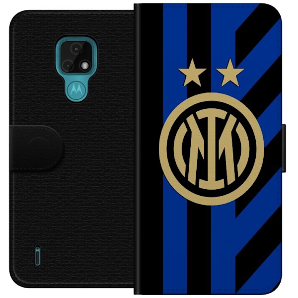 Motorola Moto E7 Plånboksfodral Inter Milan