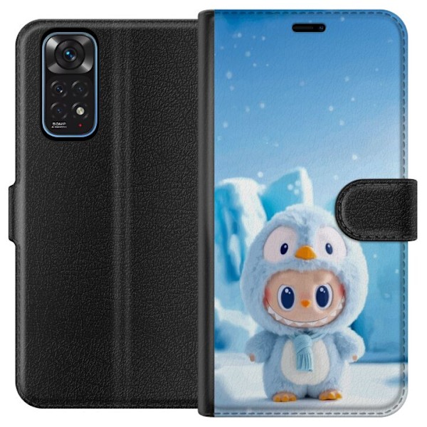 Xiaomi Redmi Note 11 Lompakkokotelo musta ritari fortnite