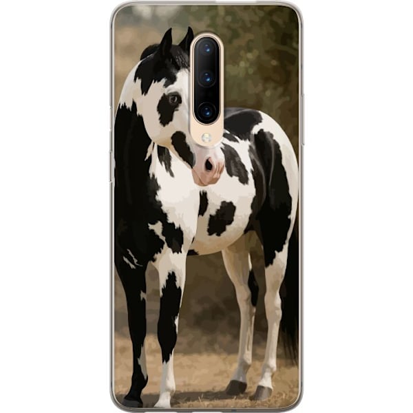 OnePlus 7 Pro Läpinäkyvä kuori Kaunis Hevonen - elegantti hevonen kuva-aihe