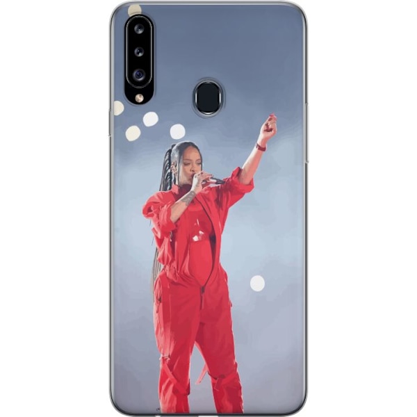 Samsung Galaxy A20s Gjennomsiktig deksel Rihanna – Trendsett
