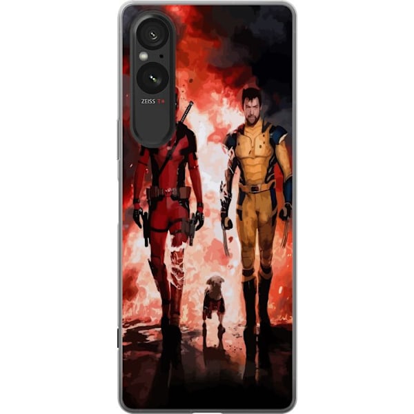 Sony Xperia 10 VI Läpinäkyvä kuori Wolverine Deadpool