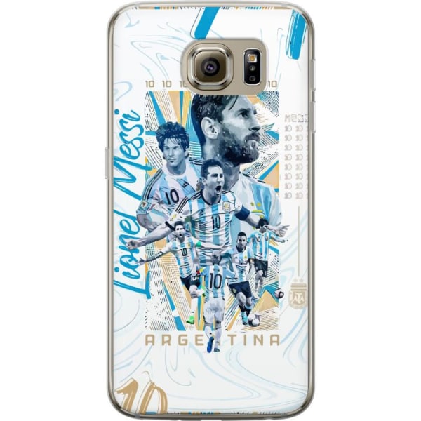 Samsung Galaxy S6 Läpinäkyvä kuori Lionel Messi