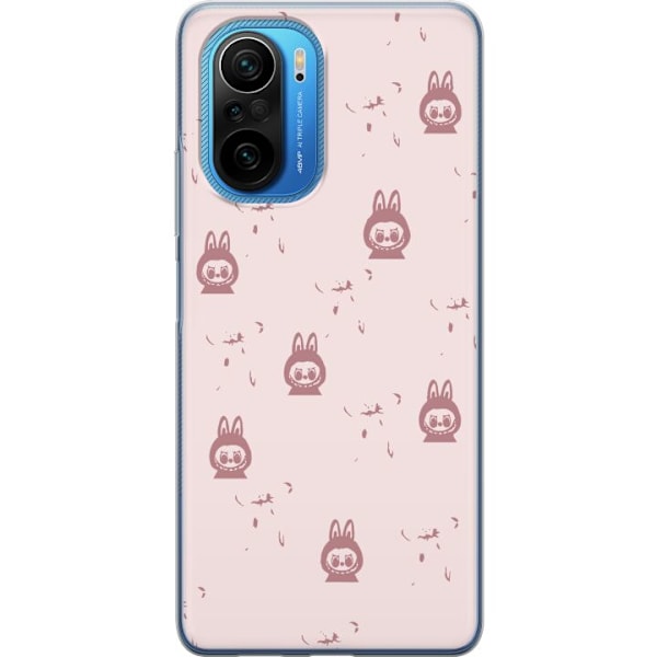 Xiaomi Poco F3 Läpinäkyvä kuori Labubu Neon Pop - Neonväri