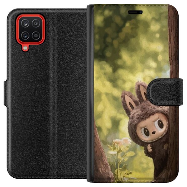 Samsung Galaxy A12 Tegnebogsetui Labubu Graffiti Vibes – Gad
