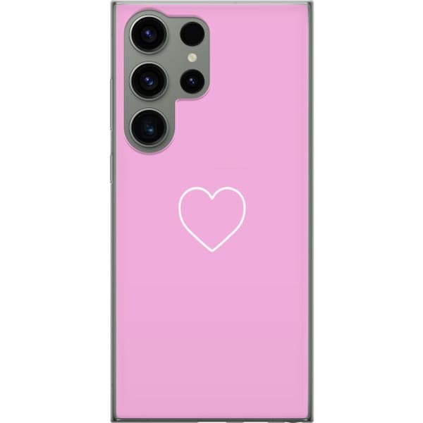Kompatibel Mobilcover til Samsung Galaxy S23 Ultra Hjerte