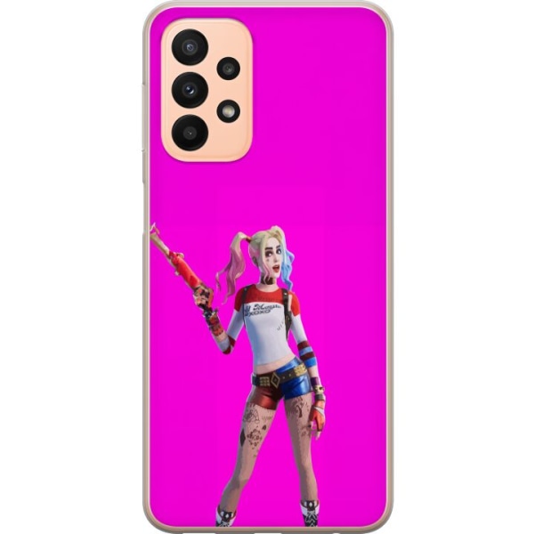 Samsung Galaxy A23 Gjennomsiktig deksel Fortnite - Harley Quin