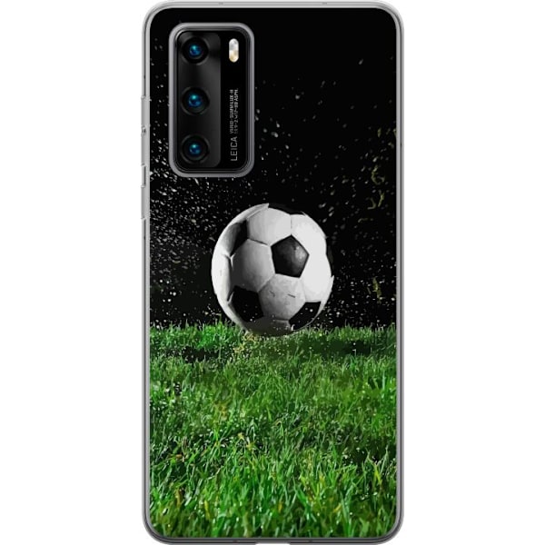 Huawei P40 Gennemsigtig cover Fodbold Handling