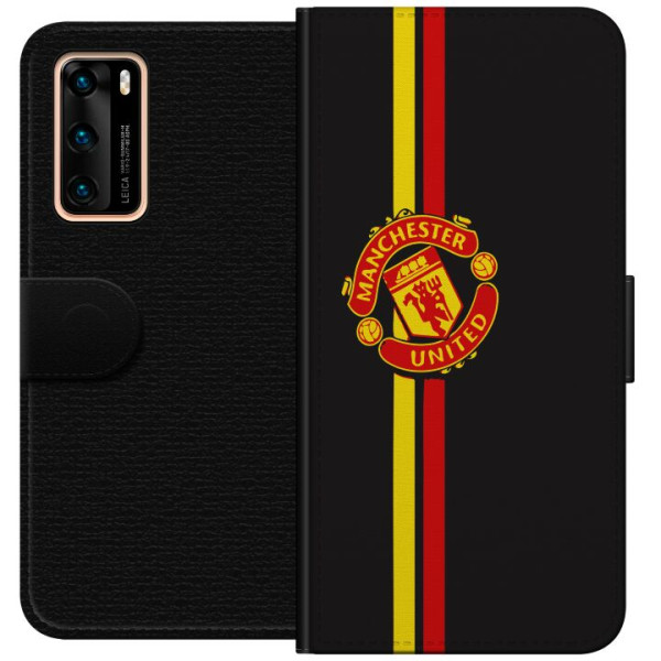 Huawei P40 Plånboksfodral Manchester United F.C.