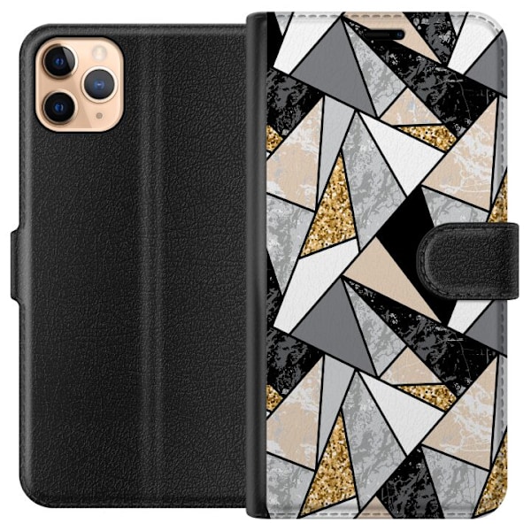 Apple iPhone 11 Pro Max Lommeboketui Marmorutskrift