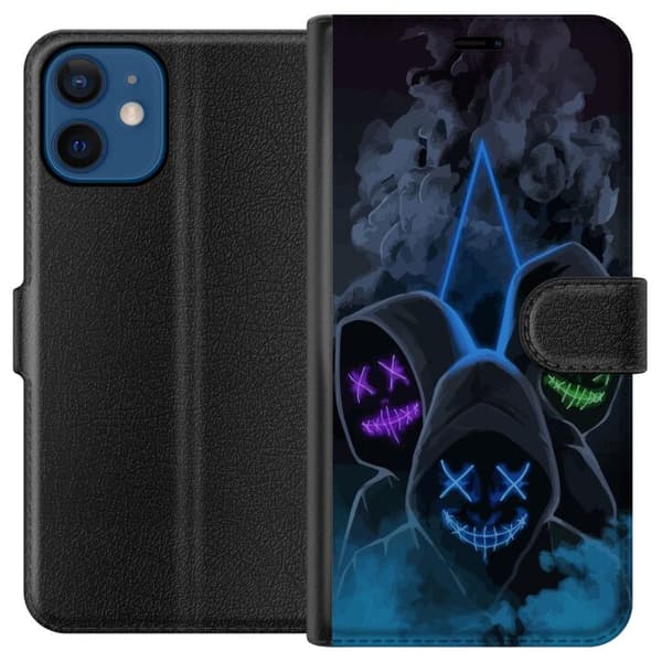 Kompatibel Tegnebogsetui til Apple iPhone 12 mini Hello
